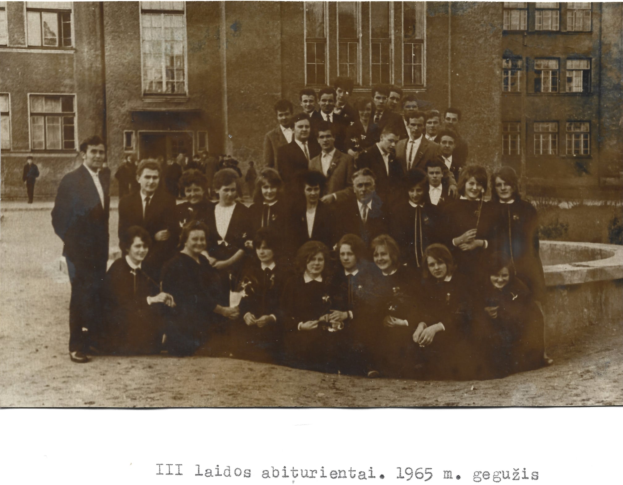 1965 m. laida - III Laida Mokytojas P. Bakšys